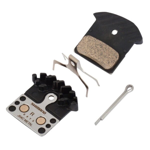 shimano j04c metal disc brake pads (with fin) SHIMANO J04C Metal Disc Brake Pads (With Fin)