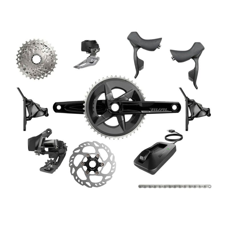 sram rival etap axs 2 x 12 speed groupset (oem) SRAM Rival eTap AXS 2 x 12-Speed Groupset (OEM)